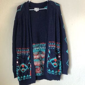 Thick aztec, super comfy cardigan